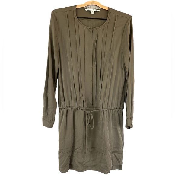 Diane von Furstenberg Francesca Silk Shirt Dress size 10 - Picture 4 of 6